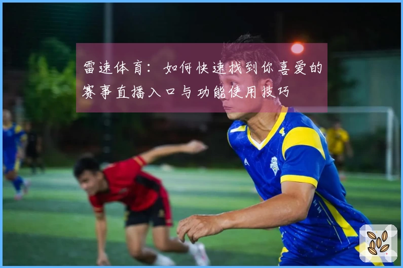 雷速体育：如何快速找到你喜爱的赛事直播入口与功能使用技巧